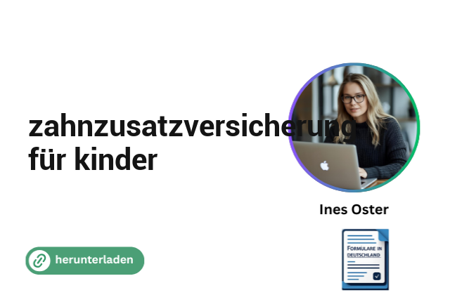 zahnzusatzversicherung für kinder