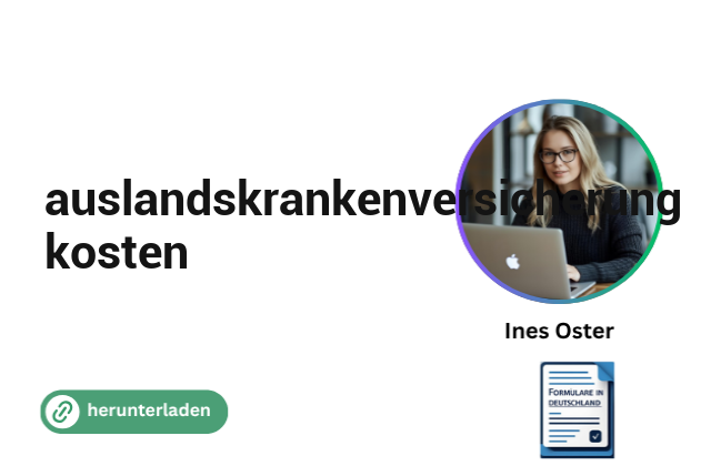auslandskrankenversicherung kosten