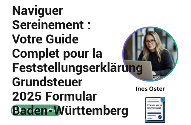 Naviguer Sereinement : Votre Guide Complet pour la Feststellungserklärung Grundsteuer 2025 Formular Baden-Württemberg