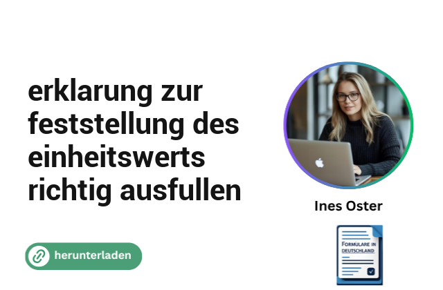 erklarung zur feststellung des einheitswerts richtig ausfullen