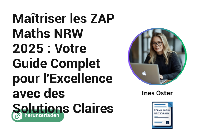 Maîtriser les ZAP Maths NRW 2025 : Votre Guide Complet pour l’Excellence avec des Solutions Claires