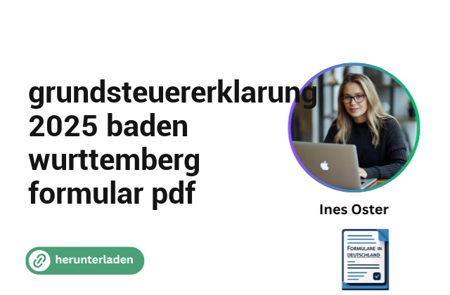 grundsteuererklarung 2025 baden wurttemberg formular pdf