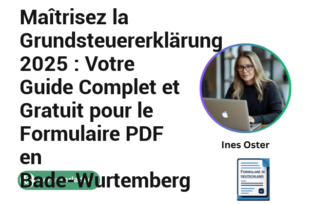 Maîtrisez la Grundsteuererklärung 2025 : Votre Guide Complet et Gratuit pour le Formulaire PDF en Bade-Wurtemberg
