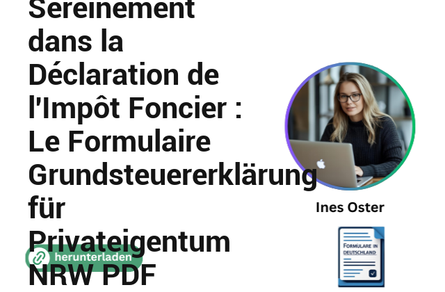 Naviguer Sereinement dans la Déclaration de l’Impôt Foncier : Le Formulaire Grundsteuererklärung für Privateigentum NRW PDF Expliqué