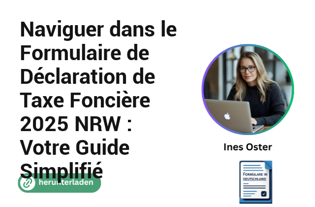 Naviguer dans le Formulaire de Déclaration de Taxe Foncière 2025 NRW : Votre Guide Simplifié